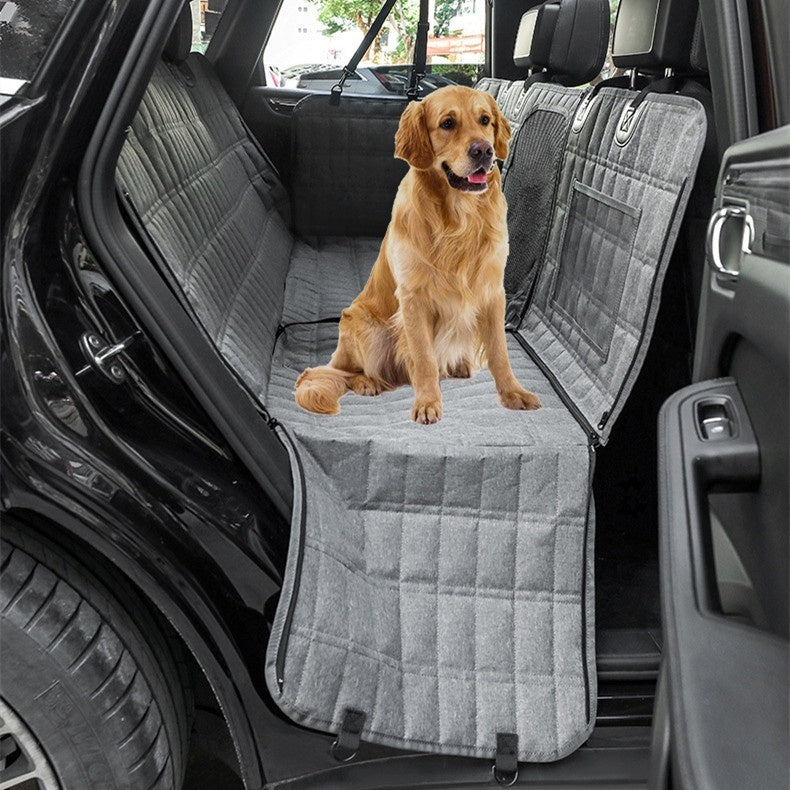 Car Seat Pet Cushion – KC21 gray rectangular mesh