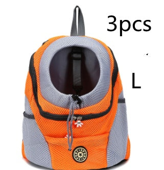 Pet Travel Backpack – Orange 3pcs