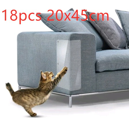 Clear Anti-Scratch Furniture Guards – 18pcs 20x45cm