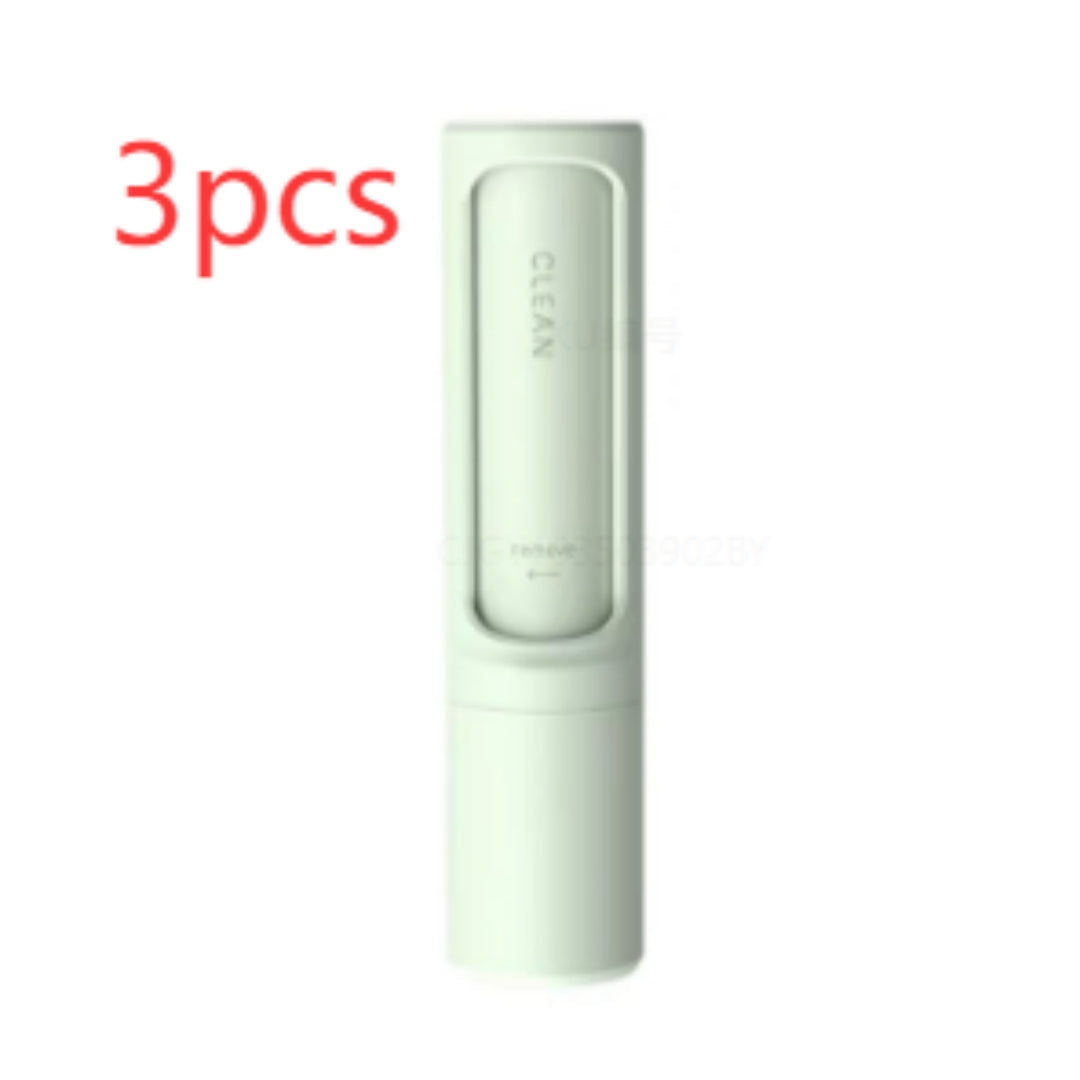 Reusable Pet Hair Remover Roller – Green 3pcs