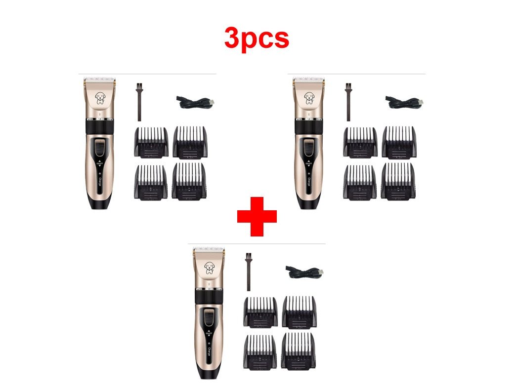 Low-Noise Pet Hair Clipper – Style A 3pcs