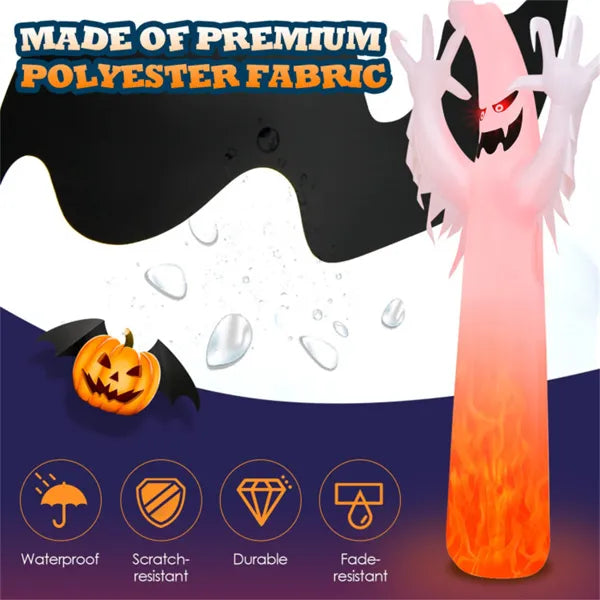 12 ft Inflatable Ghost – polyester fabric