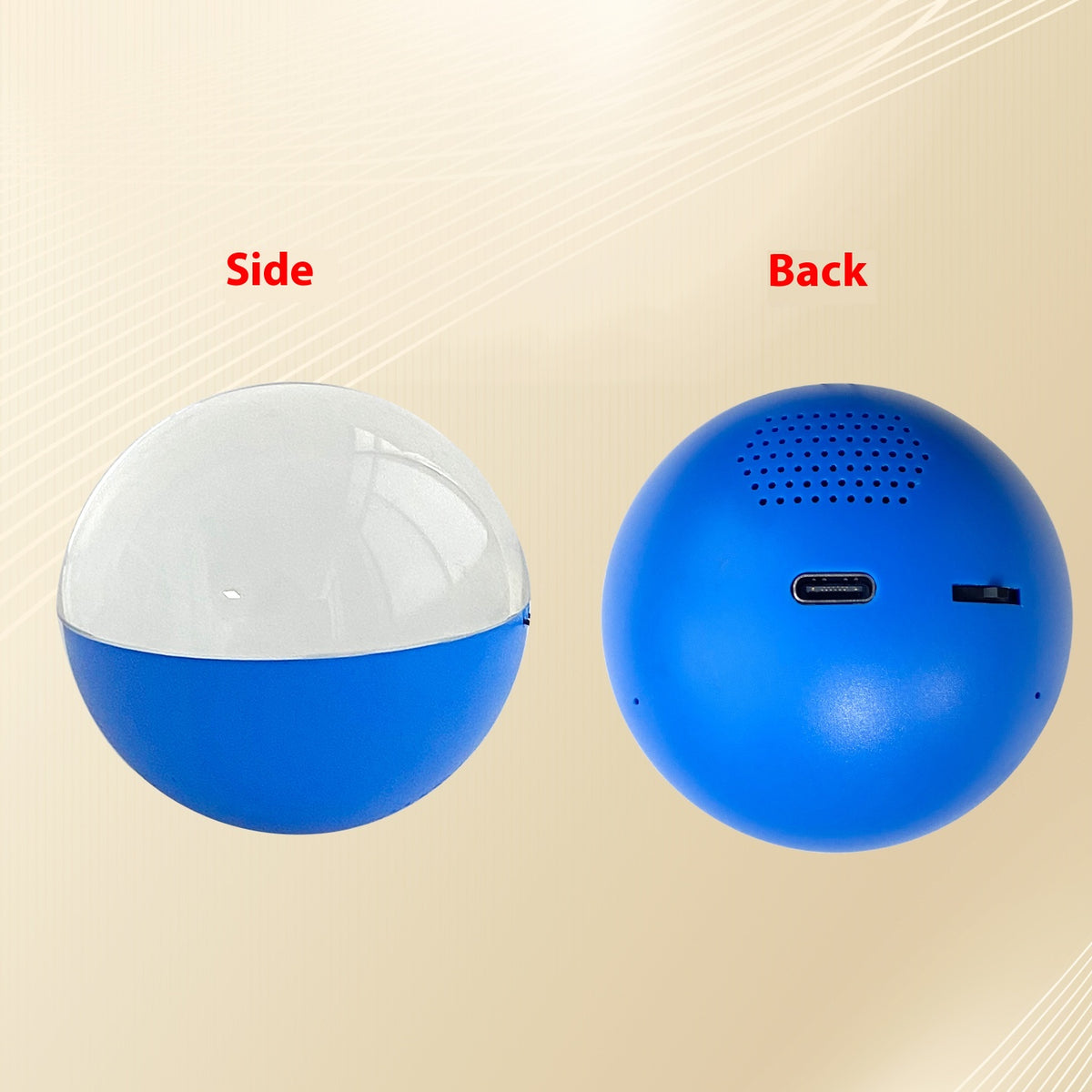 3D Memory Crystal Ball Video Player – Blue