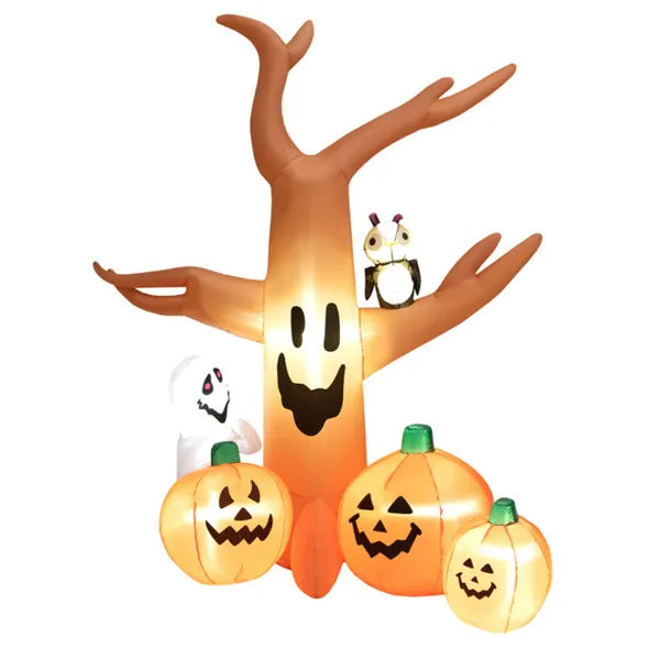 8 ft Inflatable Haunted Tree – front view