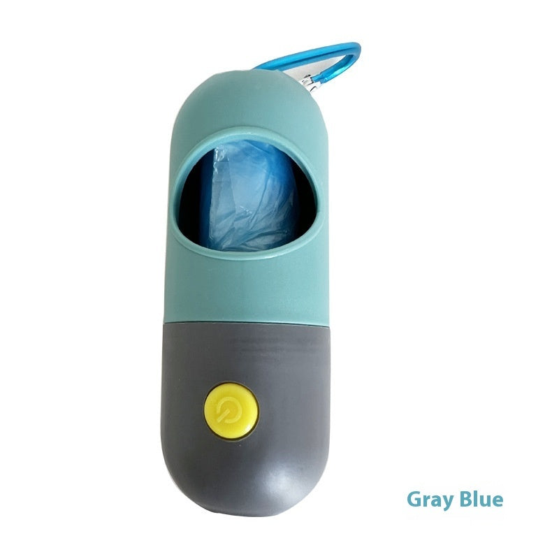 LED Poop Bag Dispenser – Blue Gray