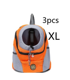 Pet Travel Backpack – Orange 3pcs