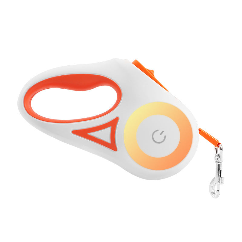 LED Retractable Dog Leash – Orange 3M