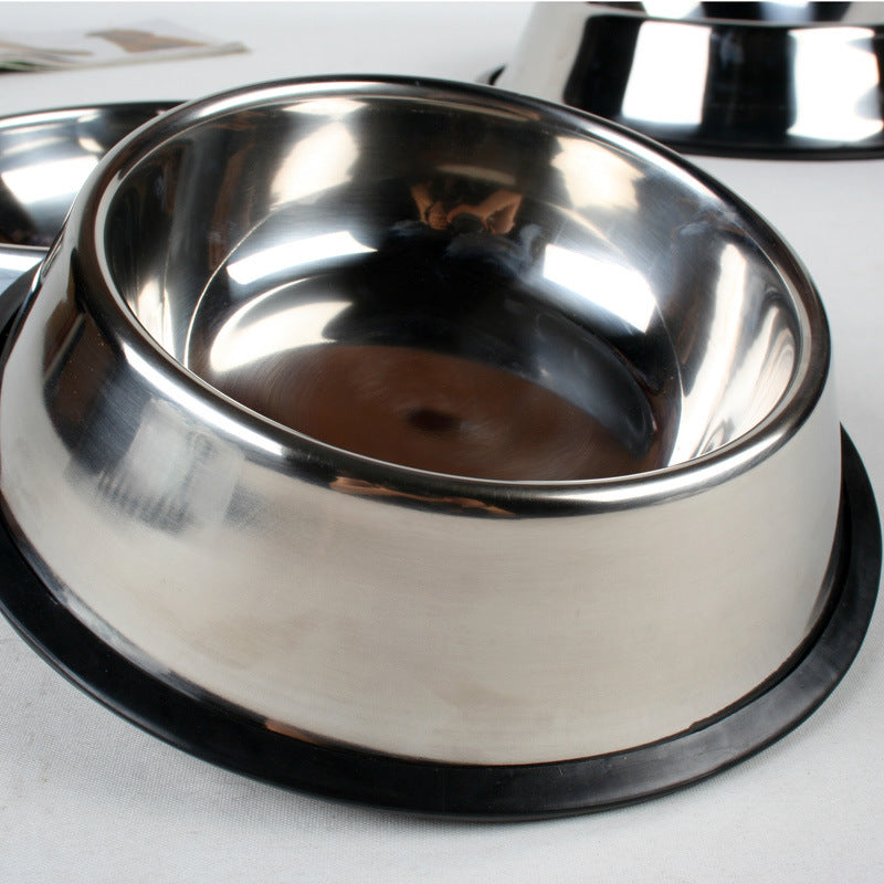 Non-Slip Stainless Steel Bowls – size guide