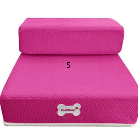 Foam Pet Stairs – Rose red small