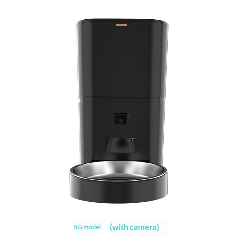 Smart Camera Pet Feeder – Black