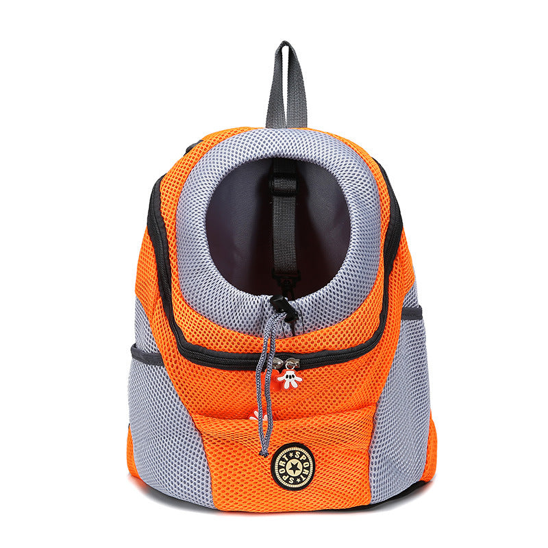 Pet Travel Backpack – Orange