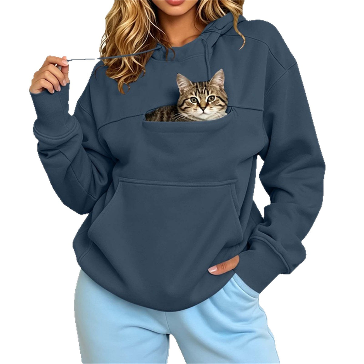 Cat Pocket Hoodie for Cat Lovers – view 6