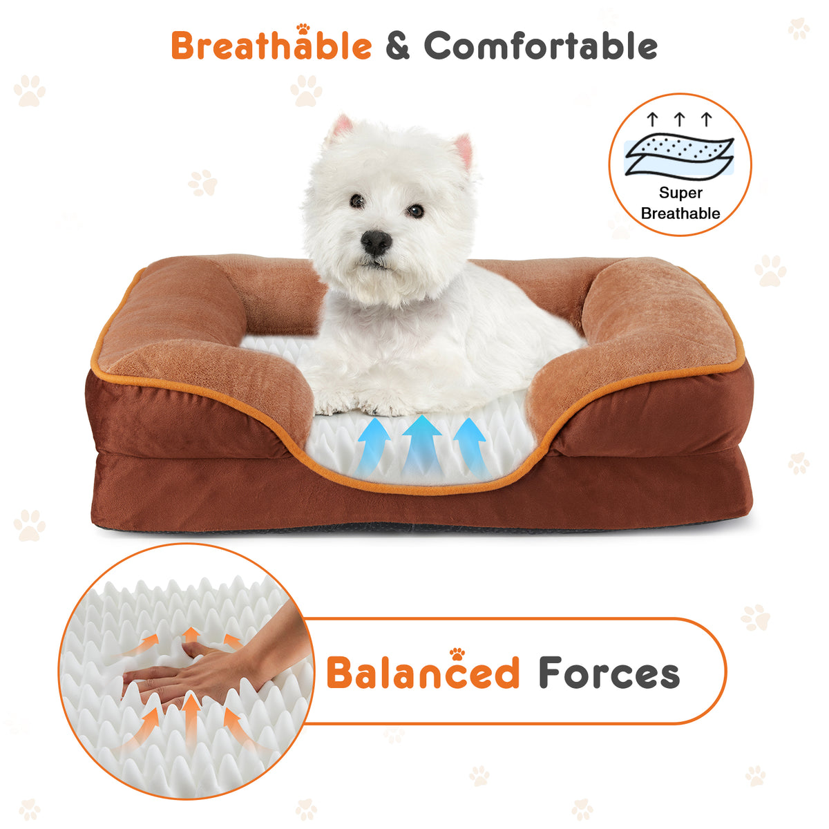 Memory Foam Orthopedic Pet Bed – view 4