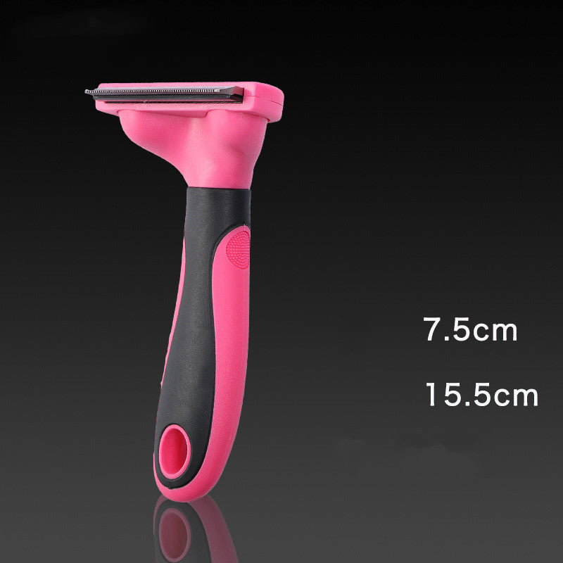 Deshedding Grooming Brush – Rose Red