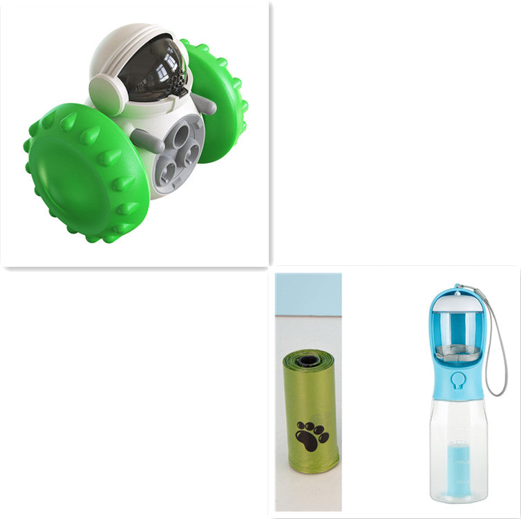 Wobble Robot Treat Toy – Green set