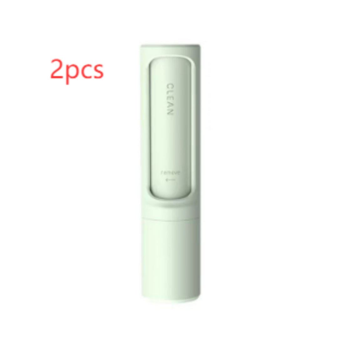 Reusable Pet Hair Remover Roller – Green 2pcs
