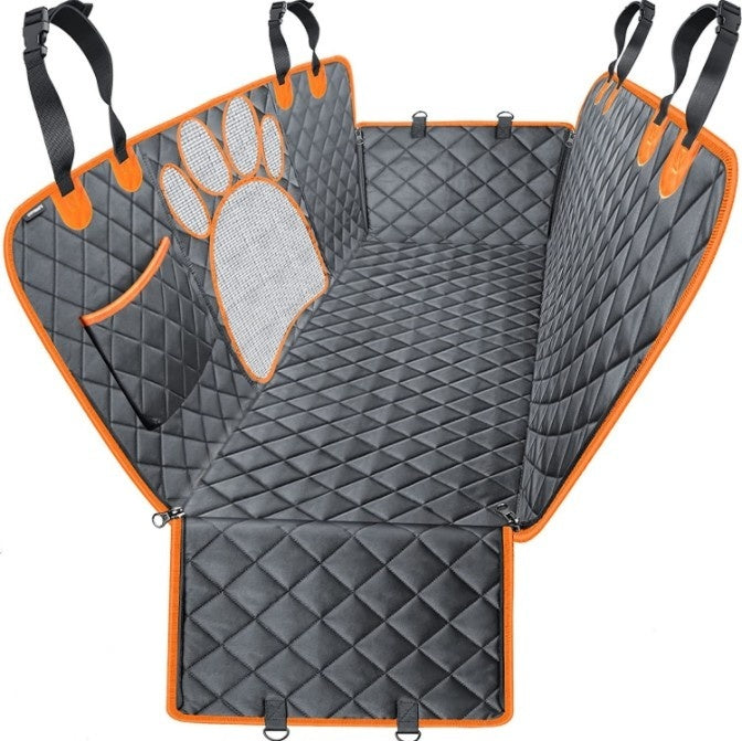 Car Seat Pet Cushion – KC17 Claw screen orange borde
