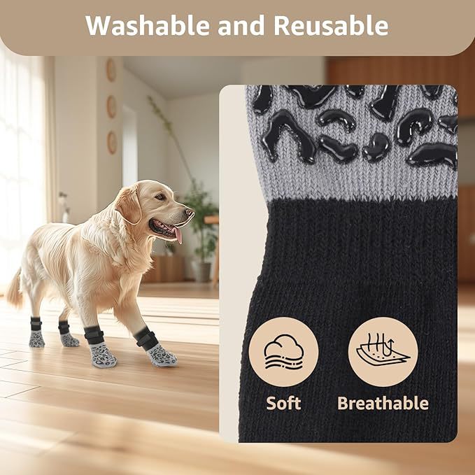 Non-Slip Waterproof Dog Socks by Beasock
