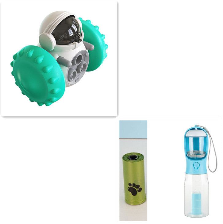 Wobble Robot Treat Toy – Lake Blue set