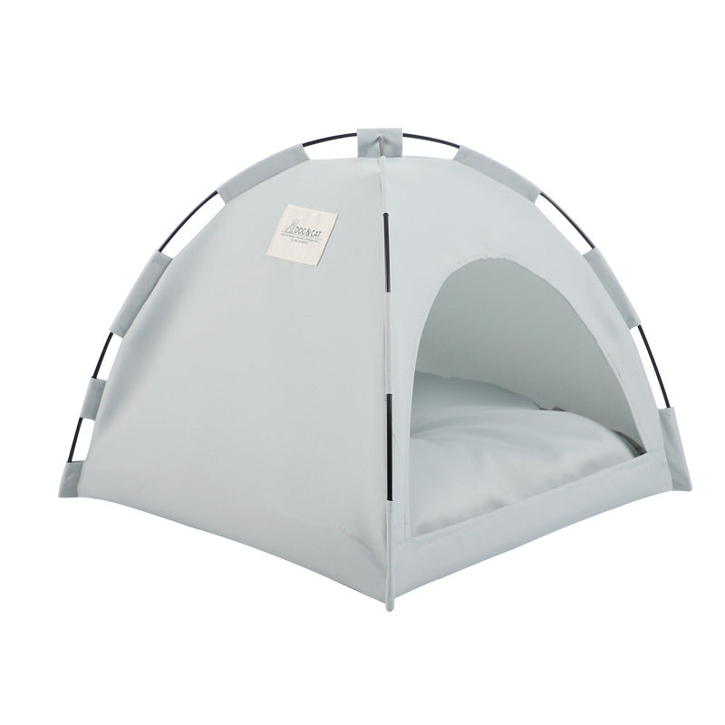 Cooling Tent Pet Bed – Green grey