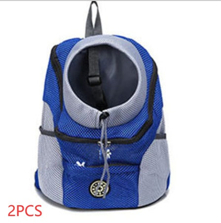 Pet Travel Backpack – Blue 2pcs