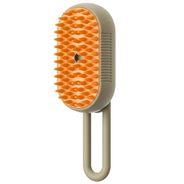 3-in-1 Steam Grooming Brush – Milk Brown