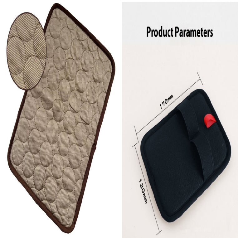 Ice Silk Cooling Pad – Brown set