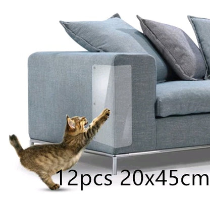 Clear Anti-Scratch Furniture Guards – 12pcs 20x45cm