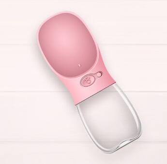 Leak-Proof Travel Pet Water Bottle – Pink