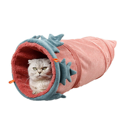 Veggie Pet Play Tunnel – Red carrot