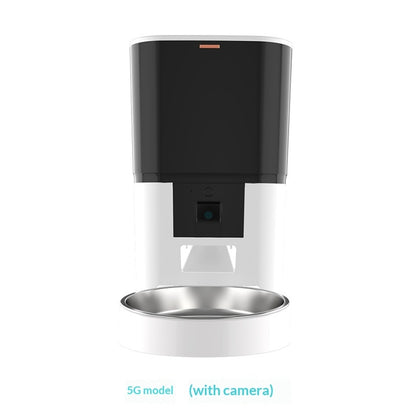Smart Camera Pet Feeder – White
