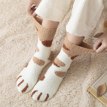 Cat Paw Fleece Socks – view 2