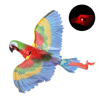 Flying Bird Interactive Cat Toy – Parrot voice