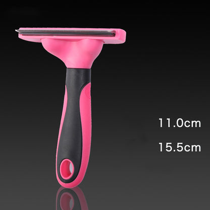 Deshedding Grooming Brush – Rose Red