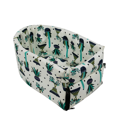 Zip-Off Car Pet Nest – Multicolor