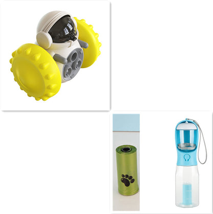 Wobble Robot Treat Toy – Yellow set