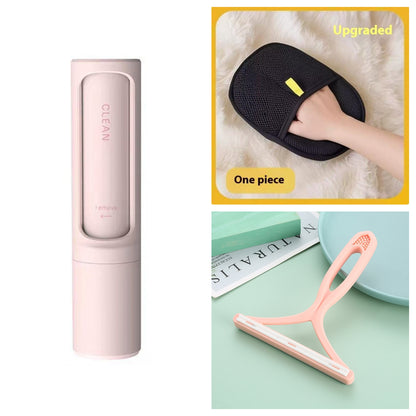 Reusable Pet Hair Remover Roller – Pink set