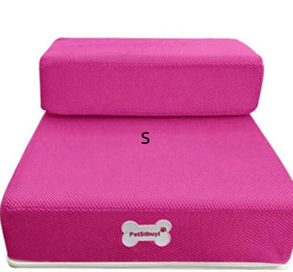 Foam Pet Stairs – Rose red small
