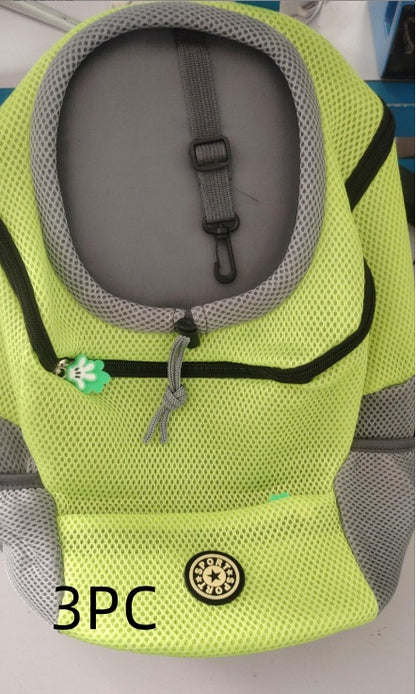 Pet Travel Backpack – Green 3pcs