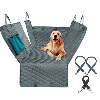 Car Seat Pet Cushion – Green with seat belt