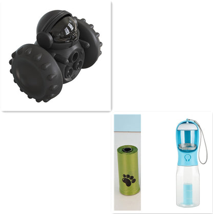 Wobble Robot Treat Toy – Black set