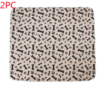 3-Layer Waterproof Pee Pad – Coffee 2PC