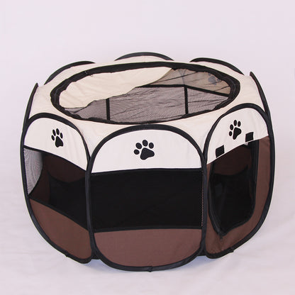 Foldable Octagonal Pet Playpen by Beasock