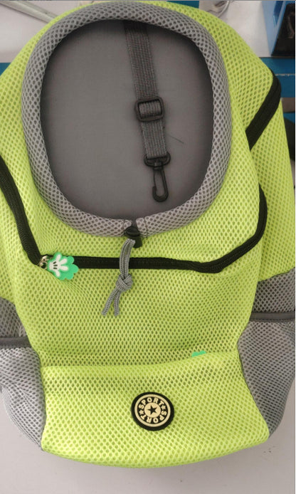 Pet Travel Backpack – Green