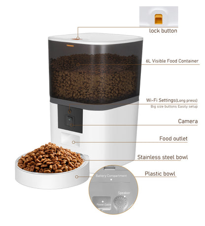 Smart Camera Pet Feeder – view 4