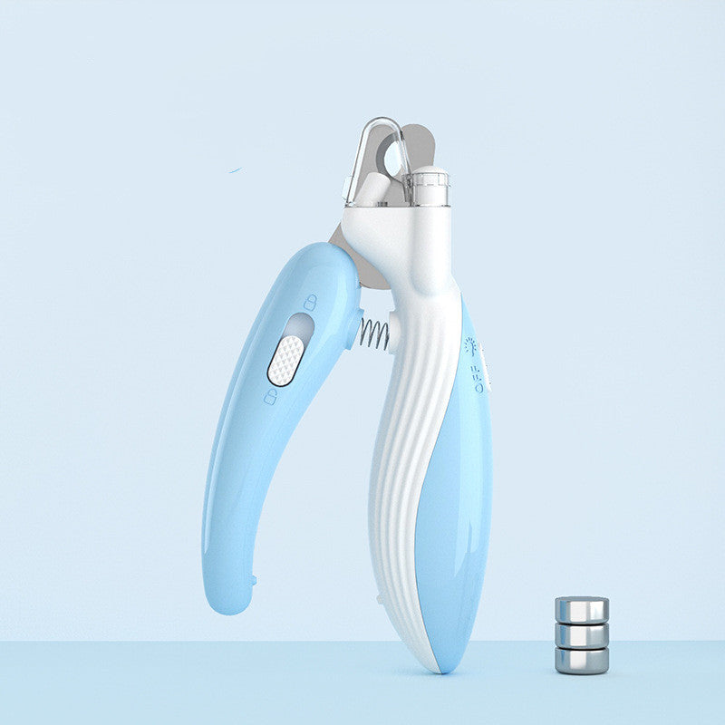 LED Pet Nail Clippers – Light Blue