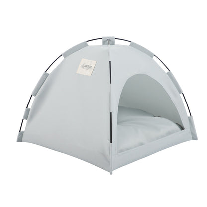 Cooling Tent Pet Bed – Green grey