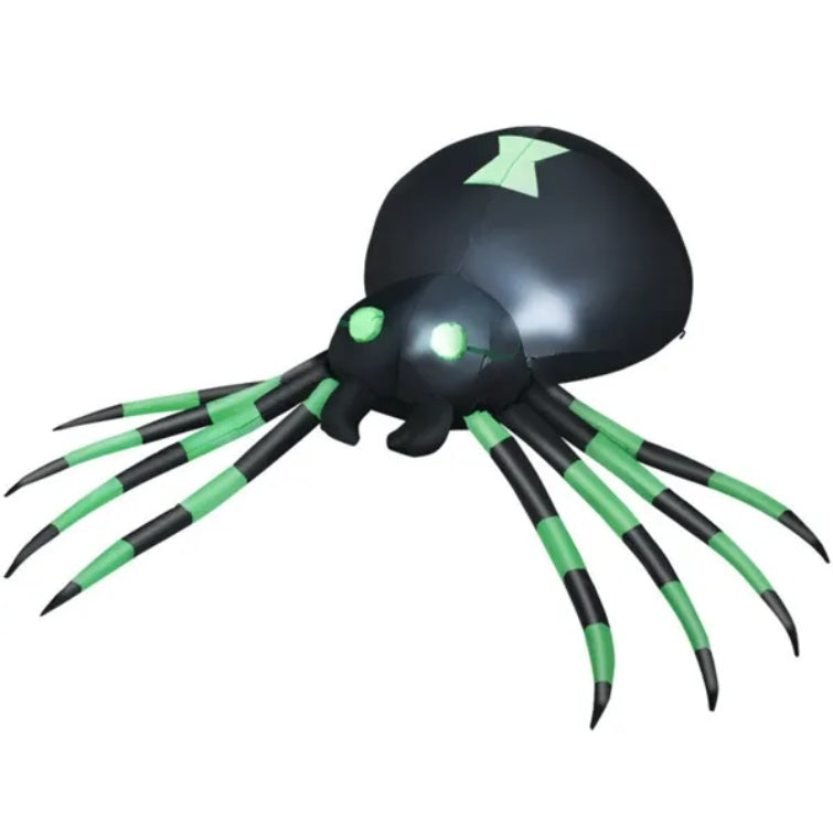 6 ft Inflatable Halloween Spider – front view
