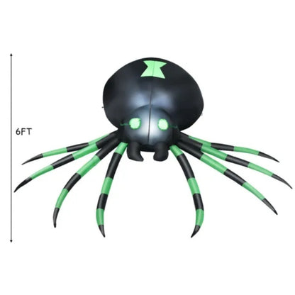 6 ft Inflatable Halloween Spider – 6 ft size