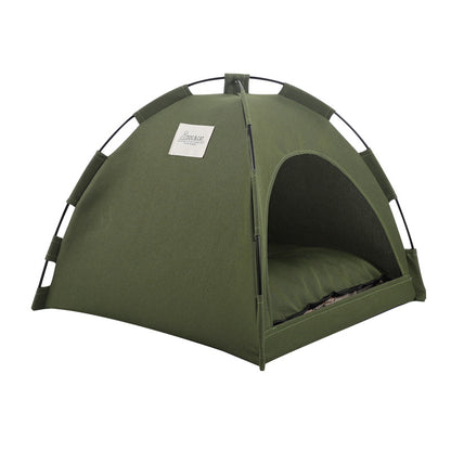 Cooling Tent Pet Bed – Military Green